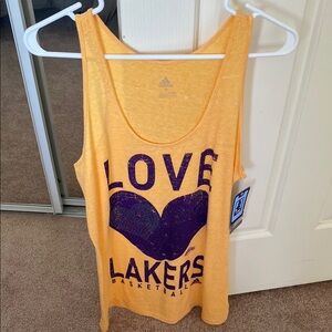 Adidas Love Lakers Basketball Tank Top